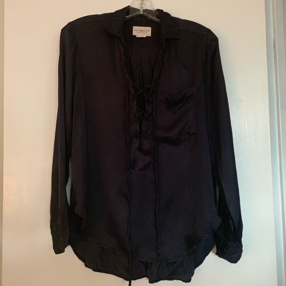 Silk Black Ralph Lauren Blouse
